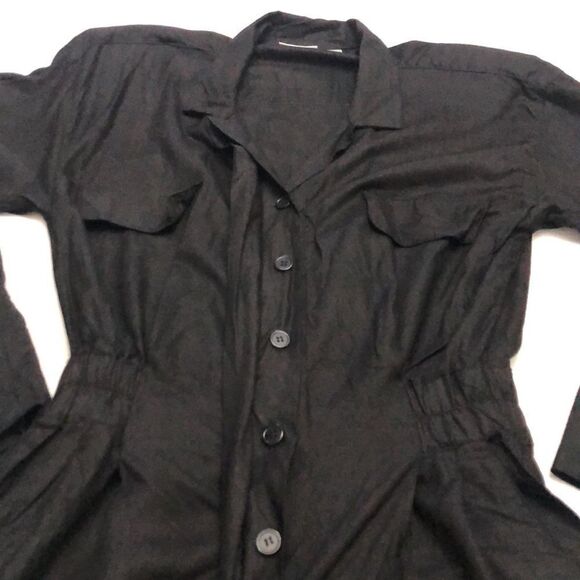 Vintage Avon Fashion jumpsuit long sleeve elastic waist and pockets size 7/8 - Picture 6 of 11